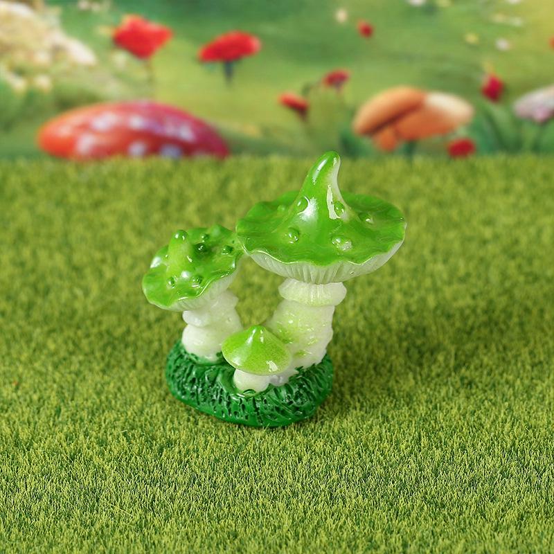 Forest Micro-Landscape Mushroom Ornaments DIY Resin Crafts for Succulent Pots and Garden Decor