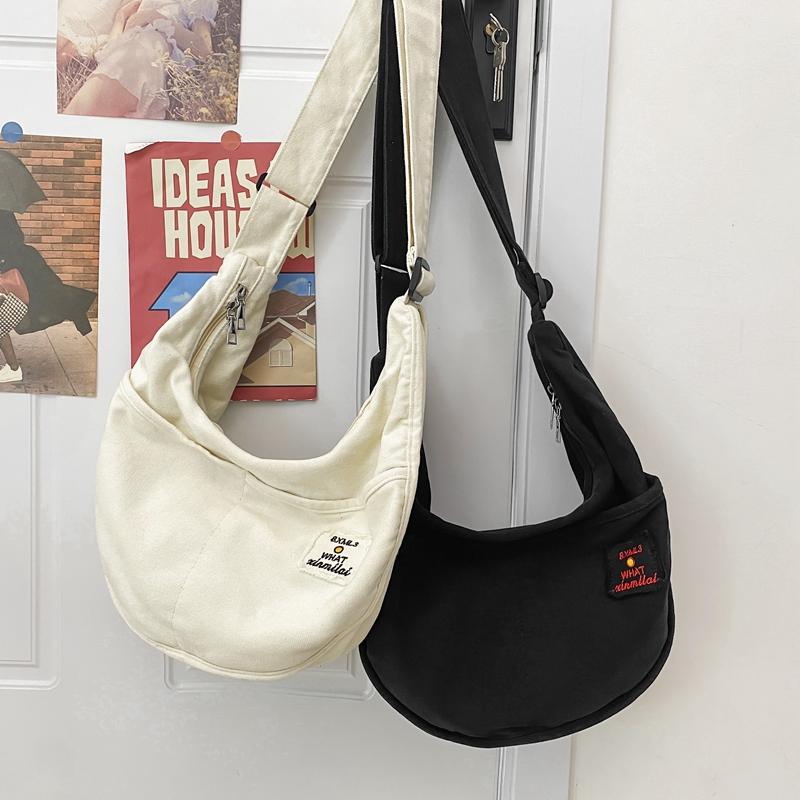 Nowa modna damska torba na ramię mężczyźni kobieta jednokolorowa płócienna torba na zakupy o dużej pojemności torba podróżna typu Crossbody torba podróżna