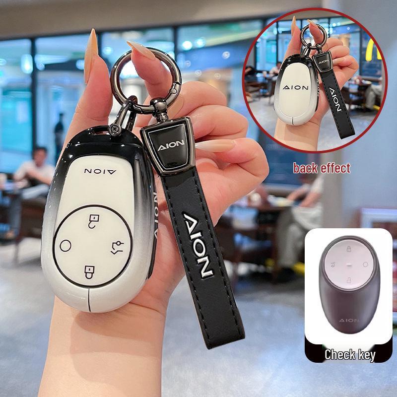 AION Vehicle Key Case for AION V, Y, RT, and UT Models – Durable Shell with Buckle