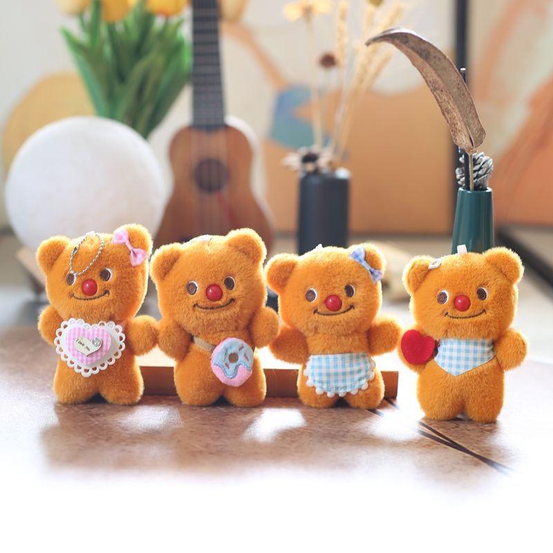 Bear Plush Butterfly Toy Cartoon Doll Keychain Backpack Pendant Holiday Gift