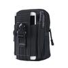 Taktische kleine Hängetasche Outdoor-Freizeit Mini Multifunktionale Sport-Wasserdichte Handytasche Schwarz Taktische Hüfttasche