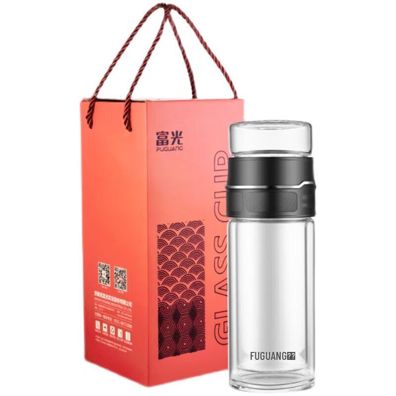 Fuguang Xuanya Double-Layer Glass Tea Infuser Cup