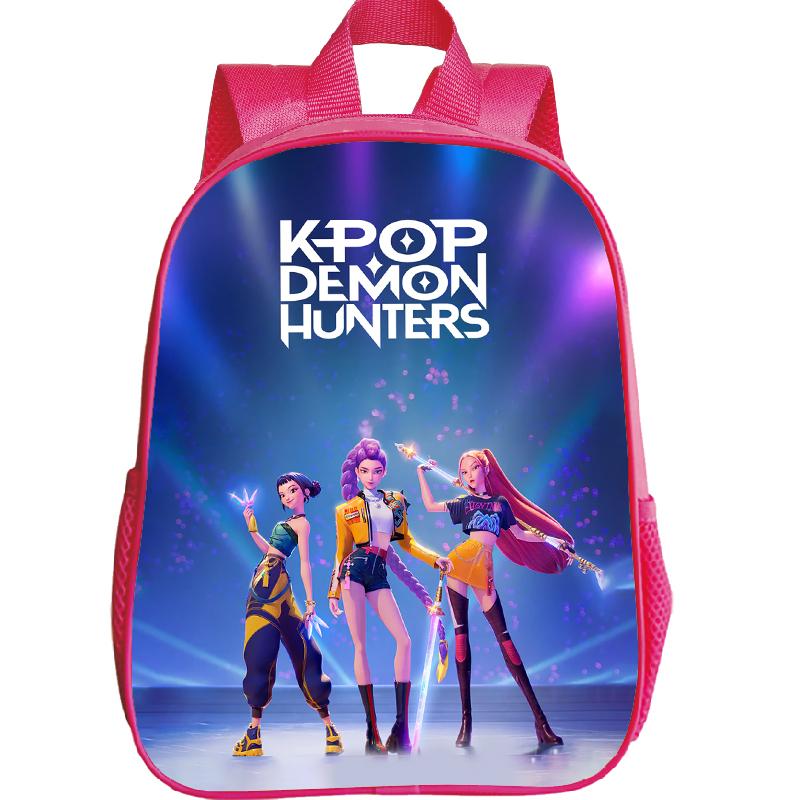 

K-pop Охотники на демонов Рюкзак для детского сада Мультяшный Huntrix Девочка K-Pop Малыш Детская сумка Saja Мальчики Водонепроницаемый Повседневный Детский Мочила 7