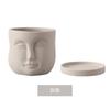 Creative Humanoid Head Ceramic Flower Pot Plant Flower Vase Garden Decoration Special-shaped Irregular Human Head Vase Art Decor