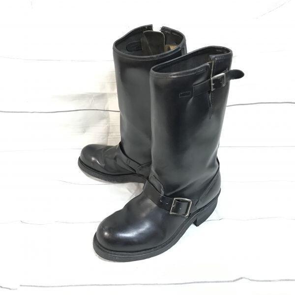 

Б/У/90-е США Винтажные PT91 SONORA от Double H West кожаные инженерные ботинки стальной носок черные размер 6 24.0