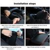 Center Console Lid Armrest Cover Leather Interior Car Armrest Pad Protection Mat for Toyota 4Runner 2010-2025Car Accessories Set
