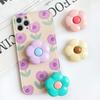 Korean Ins Style Three-dimensional Flower Mobile Phone Holder Desktop Stand Grip Stand Finger Ring Telescopic