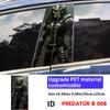 Predator Car Stickers Car B-pillar Decal Waterproof Stickers Auto Center Pillar Sticker Cover Scratches Vehicle Decor Accessorie