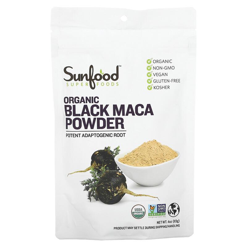 Superfoods, Organic Black Maca Powder, 4 Oz (113 G)