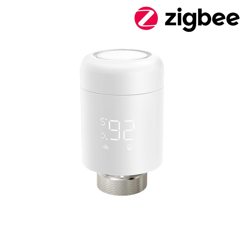 

Tuya Zigbee TRV Radiator Actuator Valve Thermostatic Radiator Valve Temperature Controller For Alexa Google Home