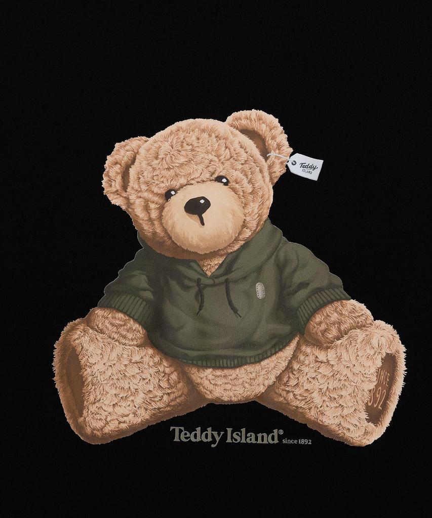 TEDDYISLAND Real Teddy Short Sleeve Black