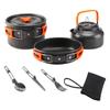 ZISIZ Outdoor Camping Pot & Kettle Set