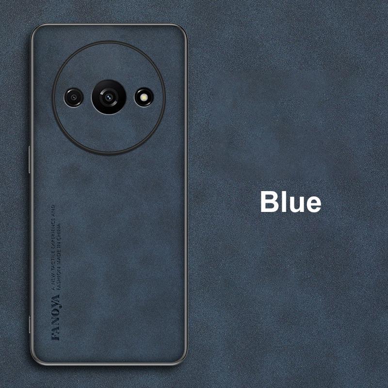 Pro Redmi A3 A3X 4G Pouzdro Luxusní PU Kožené Pouzdro na Telefon Pro Xiaomi Poco C61 RedmiA3 Zadní Kryt Matné Silikonové Plná Ochrana