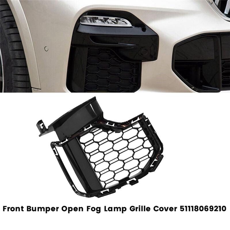 AD23-For BMW G05 X5 M Sport 2018-2022 - Right Side Front Bumper Open Grille Cover - Fog Lamp Lights Grille Frame 51118069210
