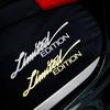 2pcs Limited Edition Car Sticker 3D Gold Body Emblem Badge Metal Sticker Decal Car Accessories Motorcycle Decals