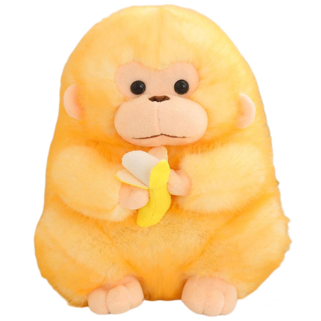 Gorillas Ban-ana Monkey Doll Soft PP Cotton Filling Home Decor