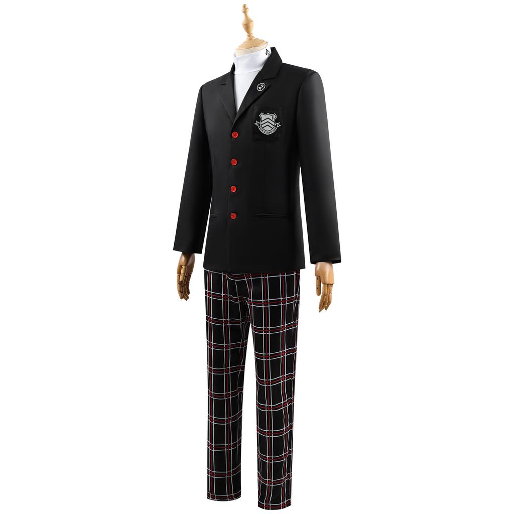 Persona 5 Kasumi Yoshizawa Cosplay Costume JK Uniform School Badge Suit Adult Girls Halloween Party Role Play Outfit