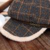 College Style Beret Hat For Women With Chain Detail Versatile Spring Autumn Fashion
