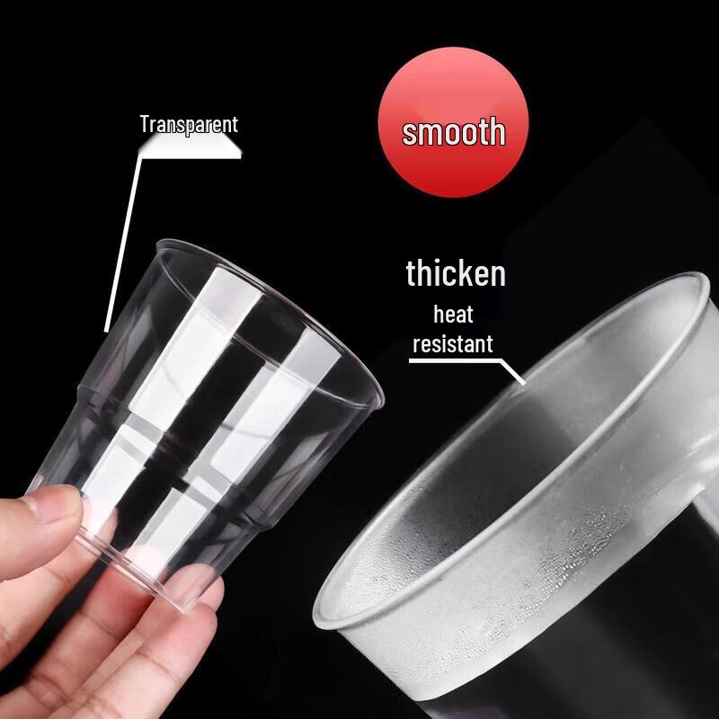 ZLIII 160ml Thickened Disposable Food-Grade Hard Cups