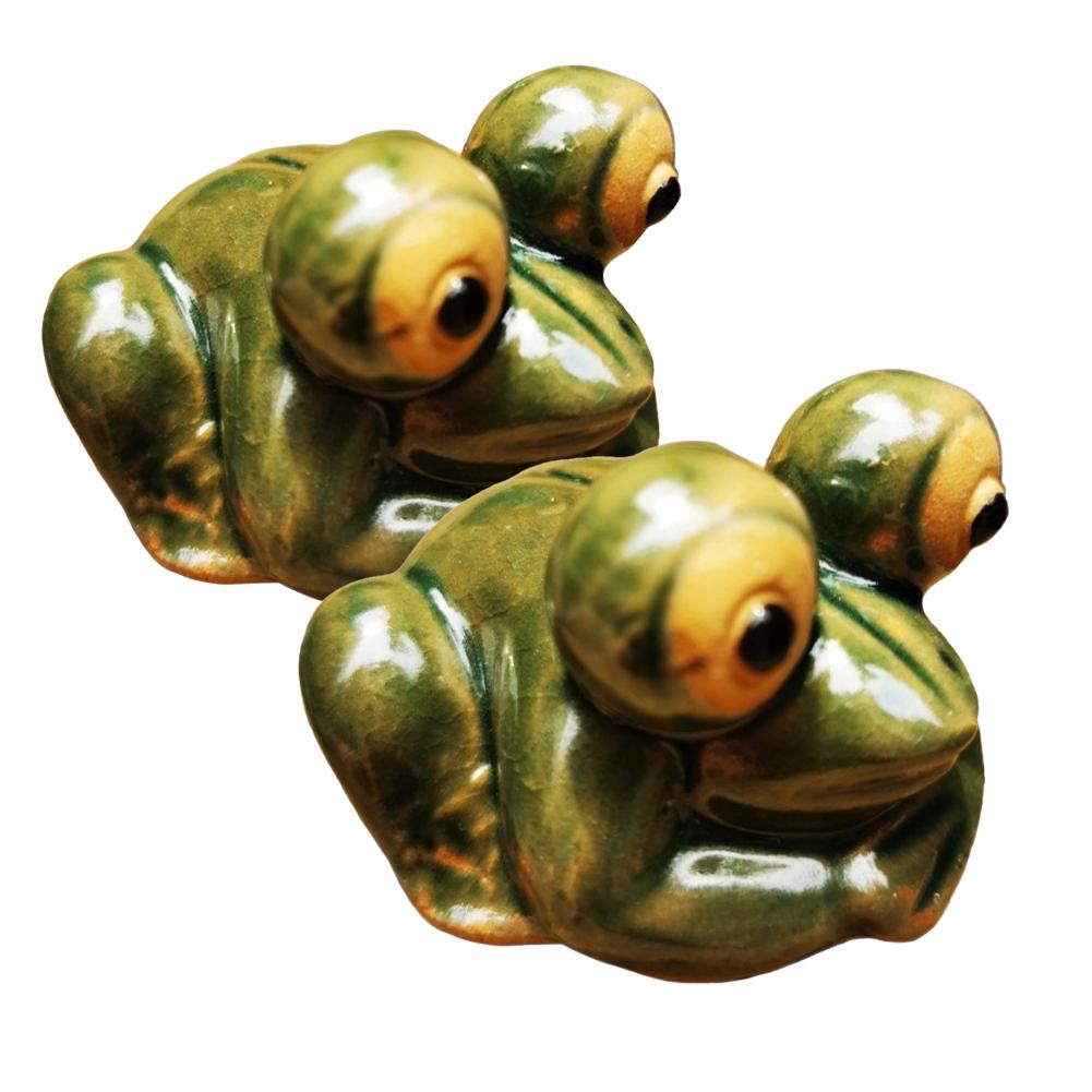 2026 New Ceramic Frog Toilet Bolt Covers Decorative Animal Toilet Bolt Caps For Bathroom Decor Fun Toilet Hardware Easy Install