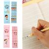 6PCS Cartoon Wood Pencils Ergonomic Grip Drawing Pencils for Students Children Class Reward Daily Sketching Writing