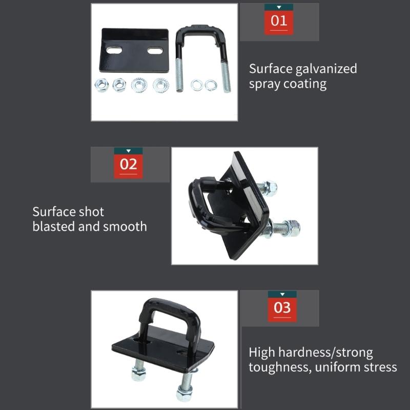 Heavy Duty Hitch Tightener Stabilizer Antirattle Clamp Reduces Movement Suitable for Cargo Carriers Bike Racks Trailers