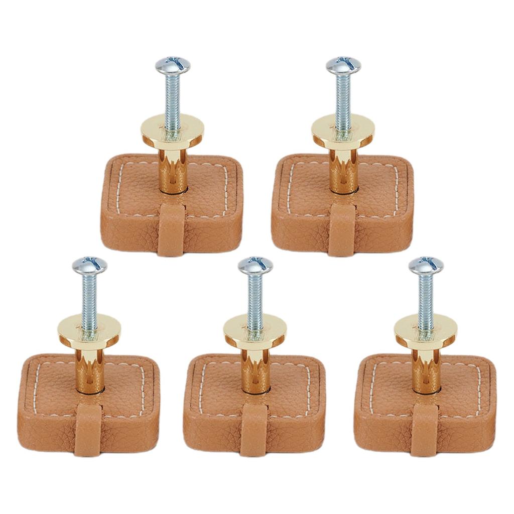 For Bathroom Drawers Leather Cabinet Knobs Leather Drawer Pulls Bathroom Decor Versatile Application Comfortable Grip