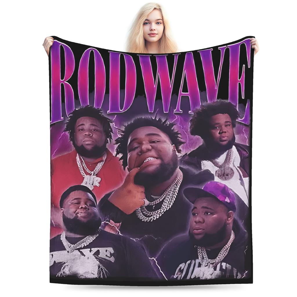 Retro Rod Wave  Blankets  Warm Soft Fashion Plush Bedding Throws For Children Bedroom Flannel Bedspread Bed Cover