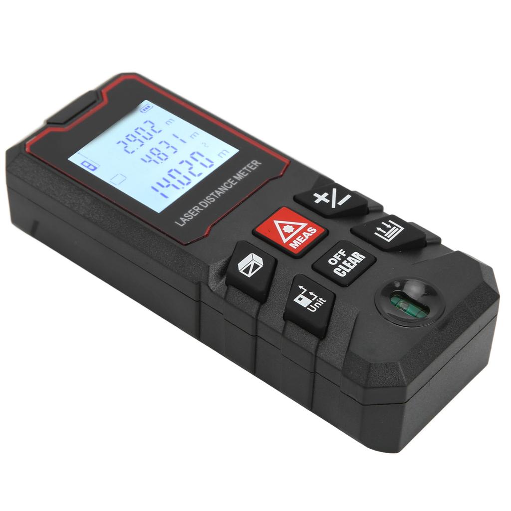RICHMETERS Laser Distance Measure Meter + 1.5 mm Accurate Laser Measuring Instrument with Pythagorean Mode80M