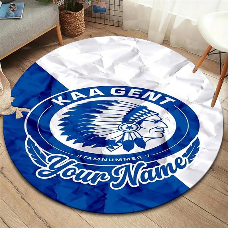 Chief S Pride Custom Name Round Area Rug Carpet Rug For Living Room Bedroom Sofa Playroom Decor Nonslip Floor Mat