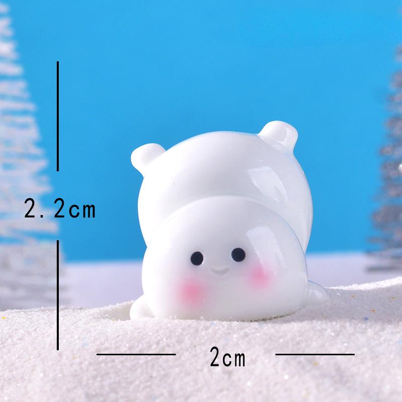 Decorative Items Decorative Items Christmas GiftsChubby SnowmenResin Handicraft Accessories