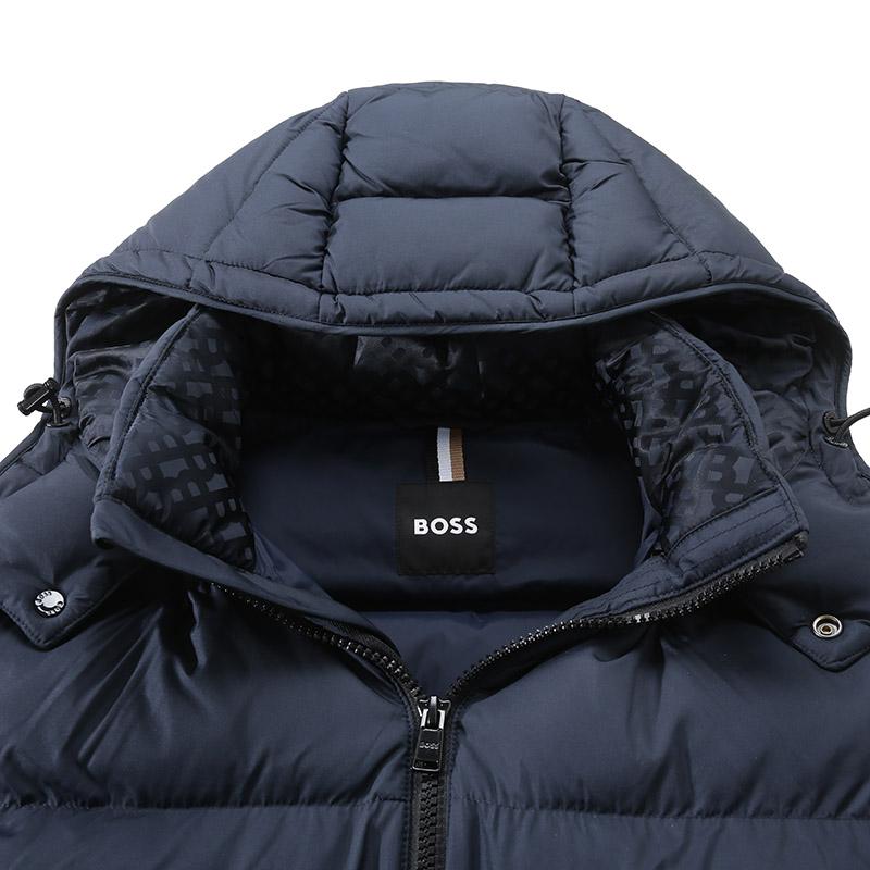 HUGO BOSS SS24 Puffer Jacket Men's Dark Blue 50497836-404