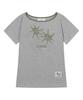 Koiliseu Soluna One-Shoulder Contrast Short Sleeve Tee (13 Colors)
