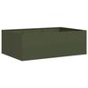 VidaXL Olive Green Planter 120x80x40 Cm Steel 860748