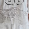 Maxza Oversized Lace Colorblock Damage T shirT zf06qT045na