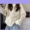 Womens Oversized Hoodie With Hooded Collar For Casual Spring Fashion