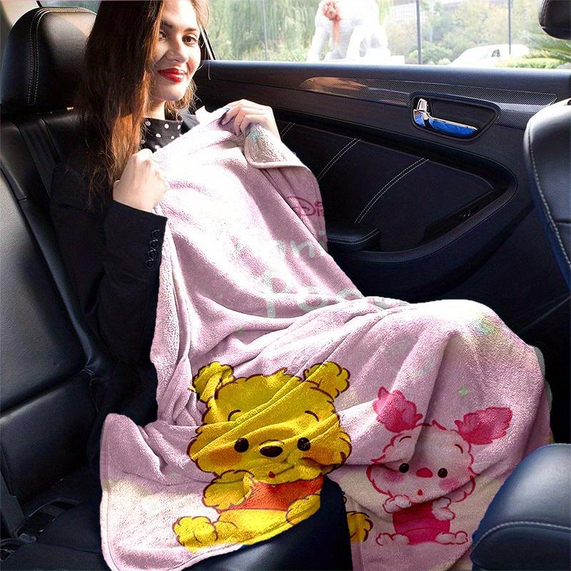 1pc, Disney Winnie The Pooh Blanket Gift for Friends Birthday Christmas Present Home Decor Sofa Throw Blanket Outdoor Camping Travel Beach