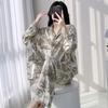 1011 Cotton and Silk Pajamas Women's Long-sleeved Trousers Large-size Two-piece Suit Girl Cute and Sweet New Loungewear