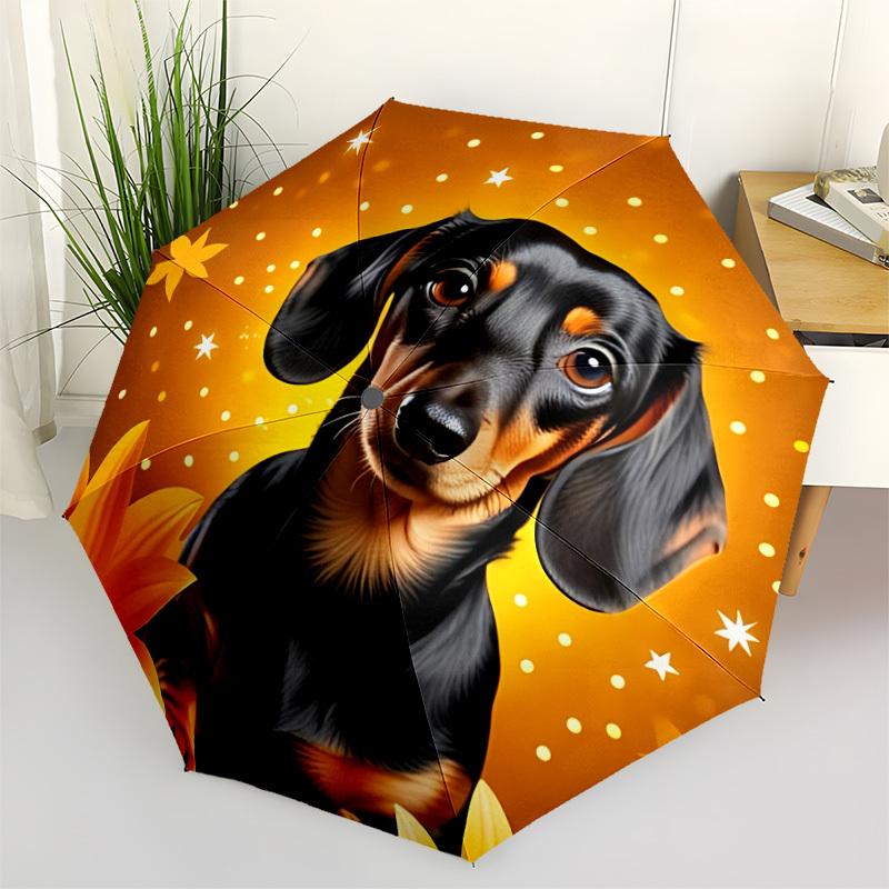 

1pc Dachshund Automatic Cute Umbrella 8-Bone Design Compact Gear for Outdoor Travel, Perfect Holiday Gift yy251230056