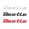 YKPSC1 For VOLKSWAGEN VW Polo B6 VW 1PCS Metal Beetle Car Letter Logo Sticker Tail Bumper Badge Auto Rear Trunk Emblem Styling Accessor
