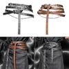 Faux Leather Waist Belts Metal Pin Buckle Dress Suit Jeans Thin Belt Fashion Chain Belt