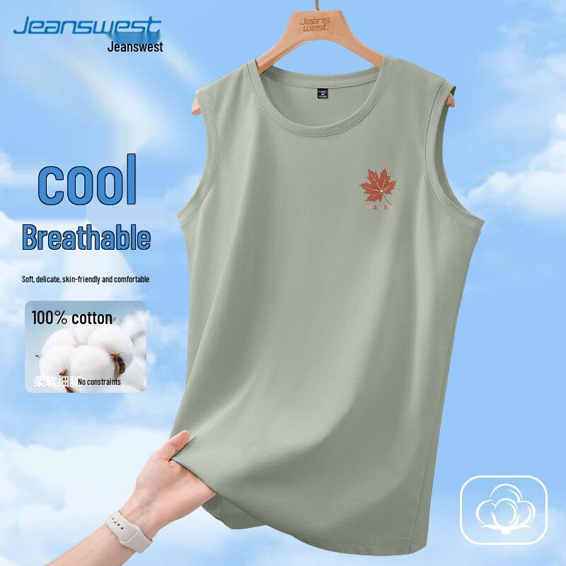 Мужская хлопковая майка Jeanswest 2025 Лето M