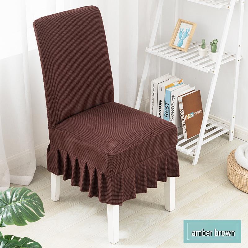 Verdickter Fleece Stuhllehne & Sitzbezug - Elastisch, Staubabweisend