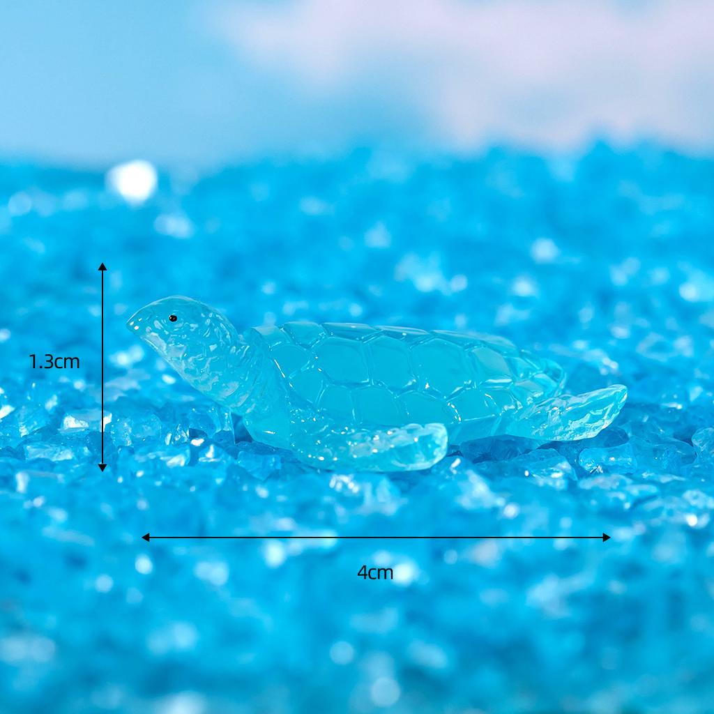 1 bucată mini figurină luminoasă broască panda miniaturală decorare peisaj miniaturală luminoasă în întuneric decorare ghiveci în miniatură