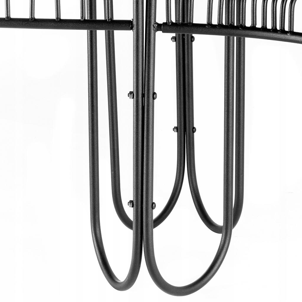 KADAX Gartenbank Parkbank Metall 50cm