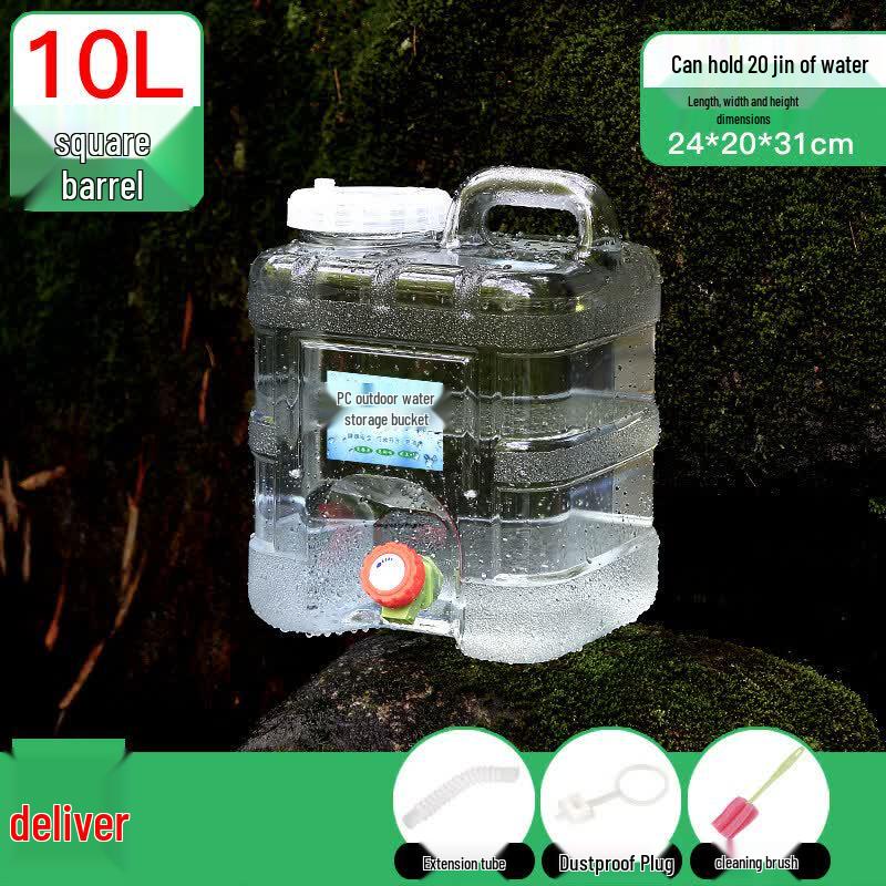 

Anditai Household Outdoor Portable Water Storage Bucket with Faucet
