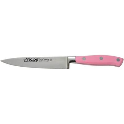 Knife - Chef Riviera - 150mm - Stainless Steel - Pink - High Performance