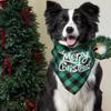 20/10/1Pcs Pet Triangle Scarf for Large Dog Christmas Party Dog Bandanas Dog Cat Red Santa Claus Letter Pattern Pet Supplies