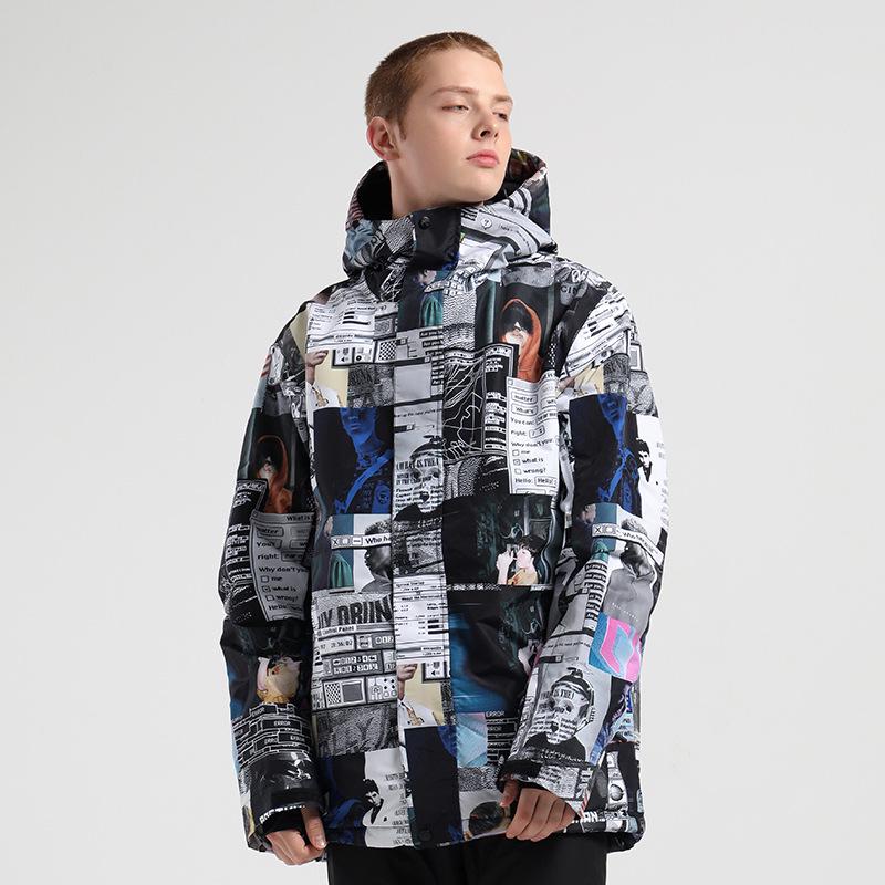 Men's Waterproof Ski Suit: Windproof Snowboard Jacket & Pants Set