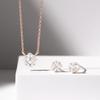 Lala J Usher-cut Necklace and Earrings Set (Set-J0-0712)